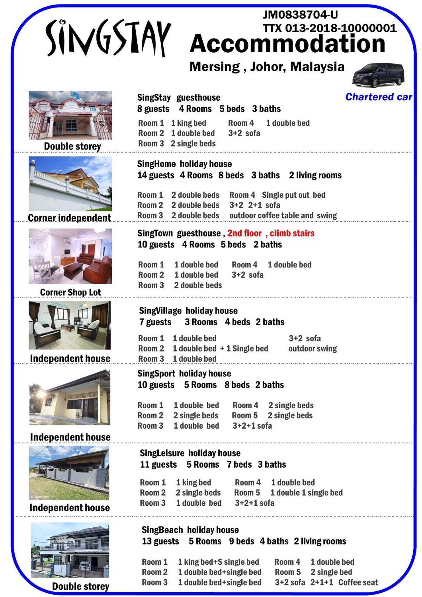 Singstay Guesthouse Mersing Exterior foto